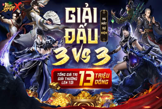 GIẢI ĐẤU 3V3 TAM LONG TRANH ĐẤU - THIÊN LONG NHẬT NGUYỆT X